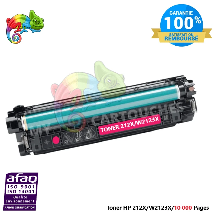 Toner HP 212X W2123X Magenta XL: CLJ Enterprise M554dn, M555dn