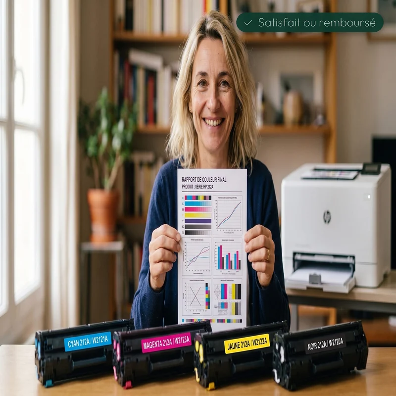 Pack 4 Toners HP 212A: Color LaserJet Enterprise M554dn, MFP M578