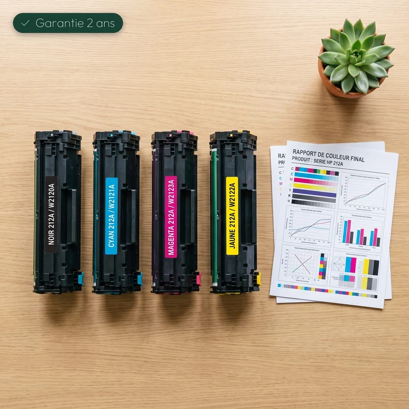 Pack 4 Toners HP 212A: Color LaserJet Enterprise M554dn, MFP M578
