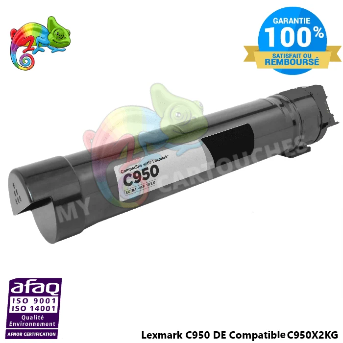 Toner Lexmark C950 Noir C950X2KG: C 950 DE, C 950 DTE
