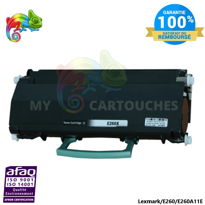Toner laser compatible avec Lexmark E260 E260A11E / E260A21E