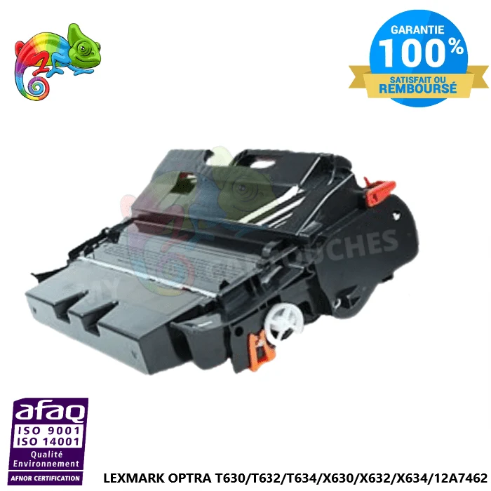 Toner Lexmark T630 Noir : Optra T630, T632, T634