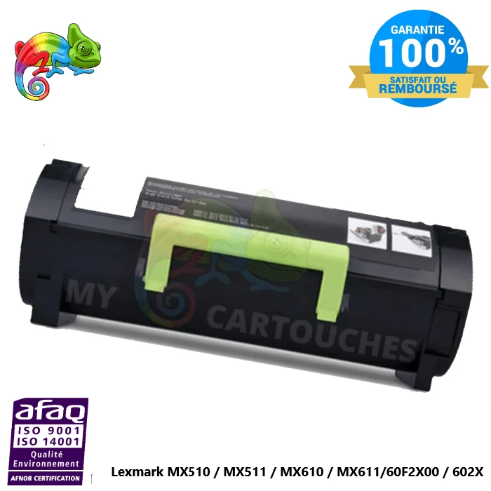 Toner Lexmark MX610 60F2X00 Noir: MX610 de, MX611 de