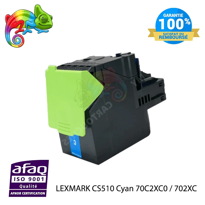 Toner Lexmark CS510 702XC Cyan: CS310dn, CS410dn