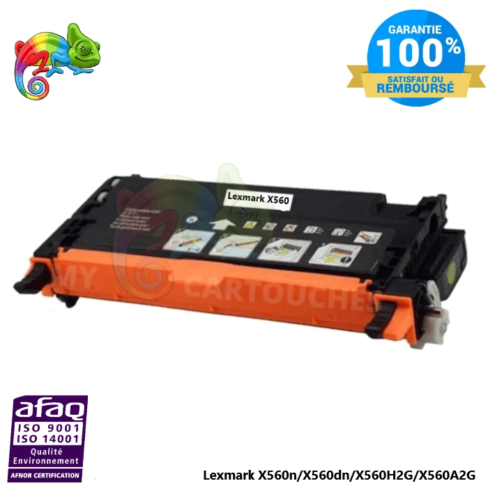 Toner Lexmark OX560H2KG Noir: X560 DN, X560 N