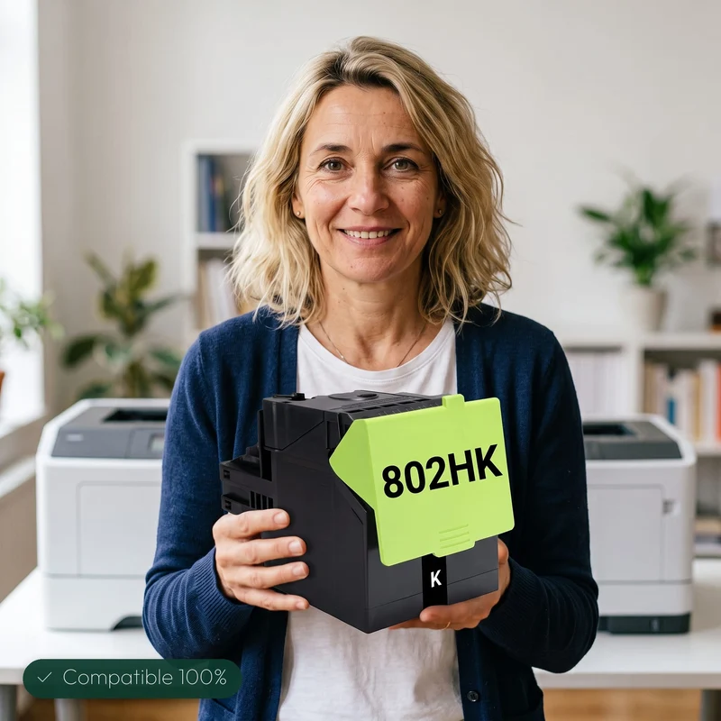 Toner Lexmark 802HK Noir: CX410 de, CX510 de