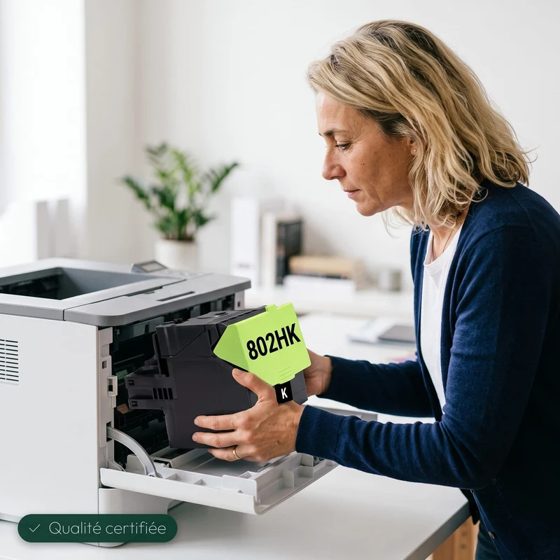 Toner Lexmark 802HK Noir: CX410 de, CX510 de