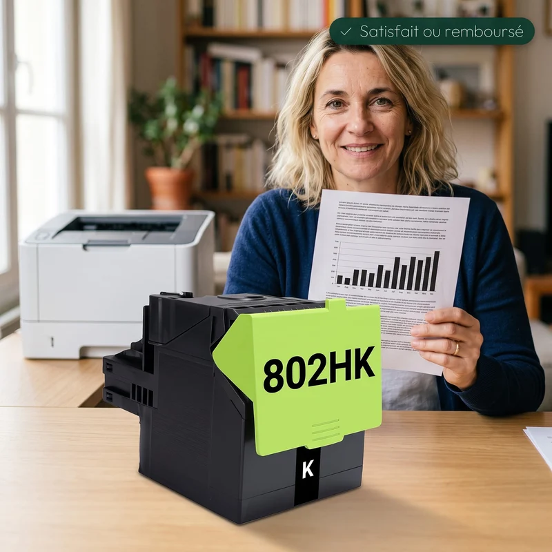 Toner Lexmark 802HK Noir: CX410 de, CX510 de