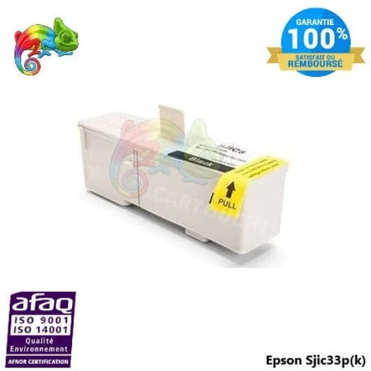 Cartouche Epson SJIC33PK Noir : TM-J7200, TM-J7700