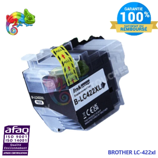 Cartouche Brother LC-422 XL Noir : MFC-J5740DW, MFC-J6940DW