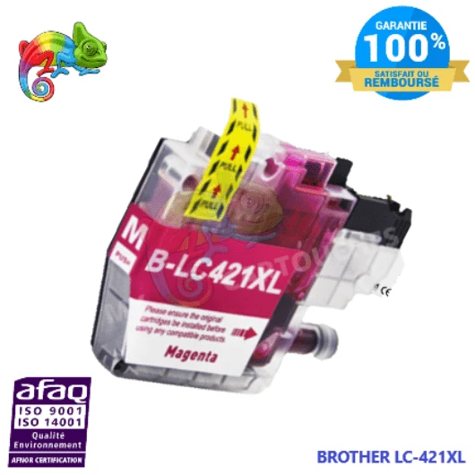 Cartouche Brother LC-421 XL Magenta: DCP-J 1050 DW, DCP-J 1800 DW