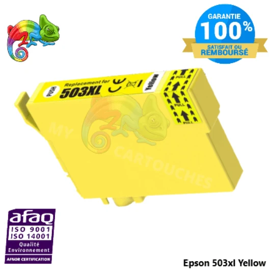 Cartouche Epson 503 XL Jaune Piments: XP-5200, WF-2960 DWF