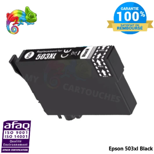 Cartouche Epson 503 XL Noir Piments: XP-5200, WF-2960 DWF