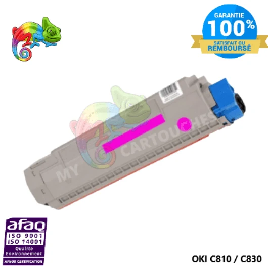 Toner OKI C810 Magenta 44059106: C 810 DN, C 830 DN