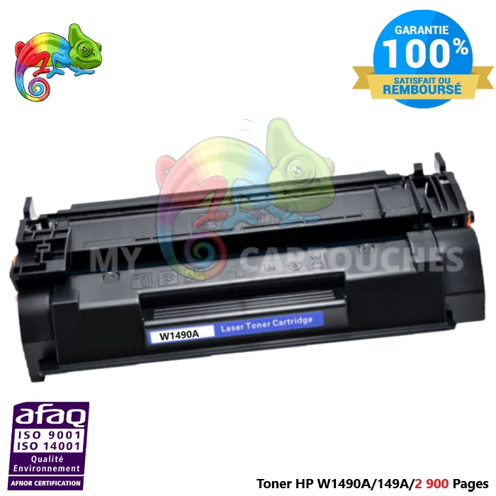 Toner HP 149A W1490A Noir — LaserJet Pro 4002dn, MFP 4102dw