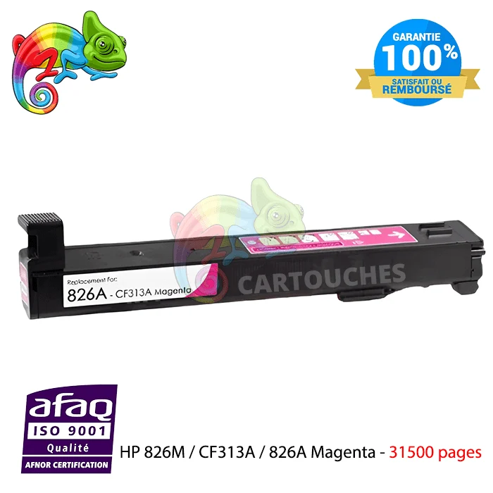 Toner HP 826A CF313A Magenta: Color LaserJet Enterprise M855dn, M880z