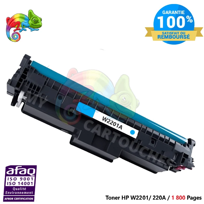 Toner HP 220A W2201A Cyan: CLJ Pro 4202dn, MFP 4302dw