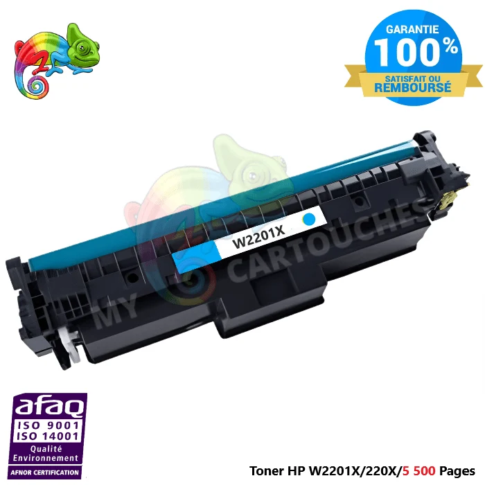 Toner HP 220X W2201X Cyan XL: CLJ Pro 4202dn, MFP 4302dw