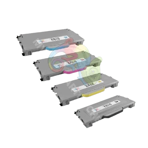 Pack 4 Toners Lexmark C510 : C510dn, C510n, C510dtn