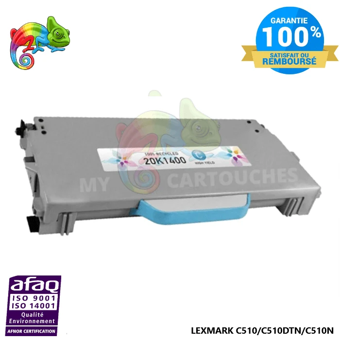 Toner Lexmark 20K1400 Cyan: C510, C510 DTN, C510 N