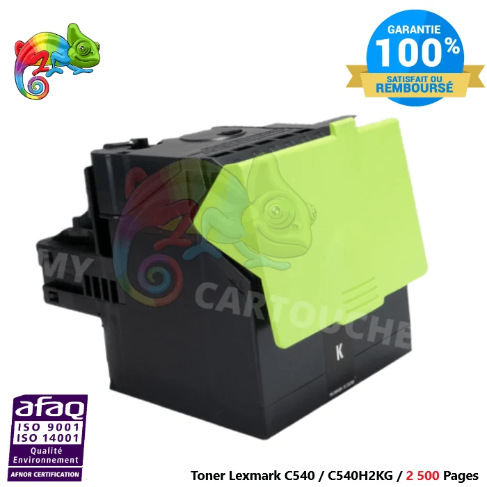 Toner Lexmark C540H2KG Noir: C540N, C543DN, C544DN