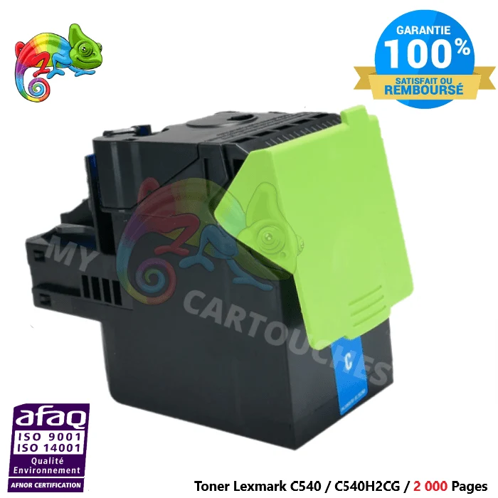 Toner Lexmark C540H2CG Cyan: C540N, C543DN, C544DN