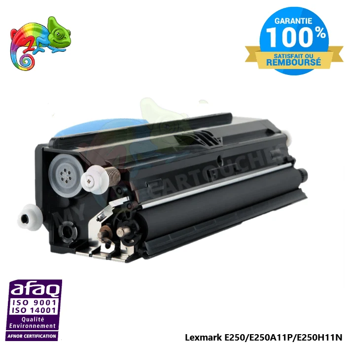 Toner laser compatible avec Lexmark E250, référence E250A11P/E250H11N – Noir