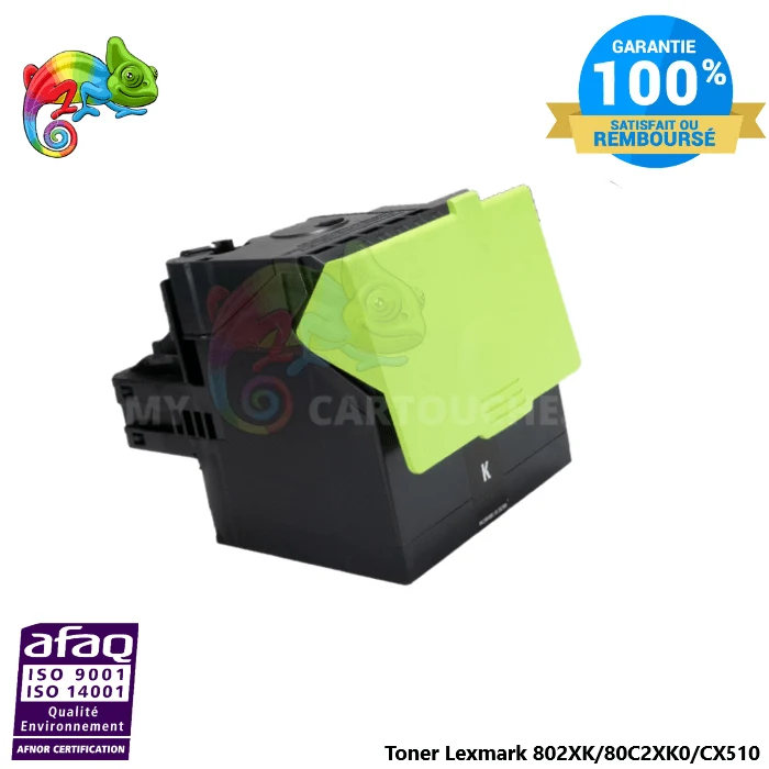 Toner Lexmark 802XK Noir: CX510 de, CX510 dhe