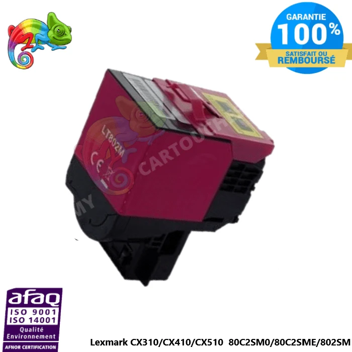 Toner Lexmark 802SM Magenta: CX310 dn, CX410 de