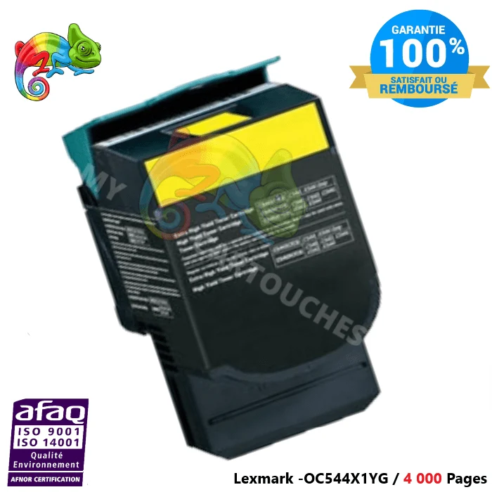 Toner Lexmark C544 Jaune OC544X1YG: C544 DN, X544 DN