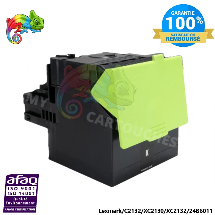Toner laser compatible avec Lexmark XC2132 (24B6011) Black