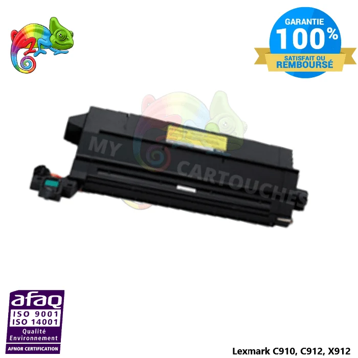 Toner Lexmark C910 Jaune 12N0770: C 910, C 910 DN, C 912