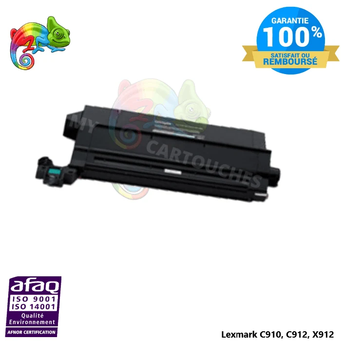 Toner Lexmark C910 Noir 12N0771: C 910, C 910 DN, C 912