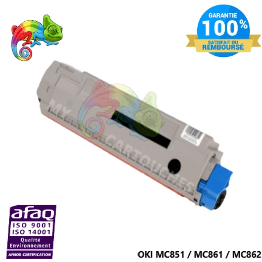 Toner OKI MC851/MC861 44059168 Noir: MC851 DN, MC861 DN