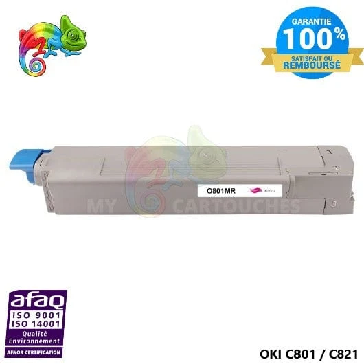 Toner OKI C801/C821 Magenta 44643002: C801 DN, C821 DN
