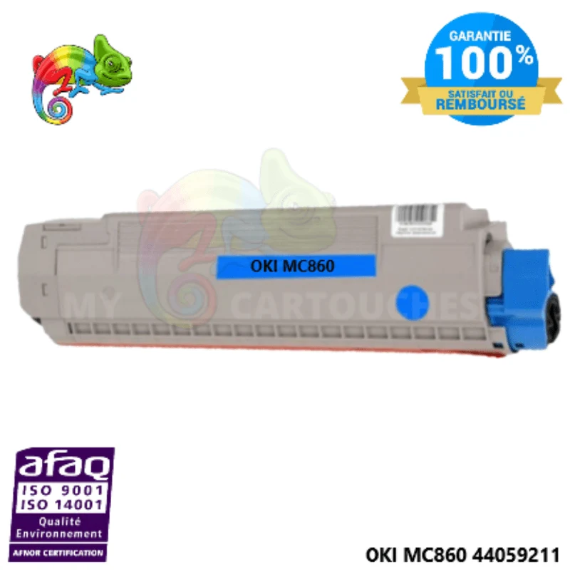 Toner OKI MC860 Cyan 44059211: MC 860 DN, MC 860 CDTN