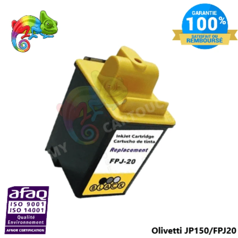 Cartouche Olivetti JP150/FP20 Noir: OFX 3100, OFX 3200