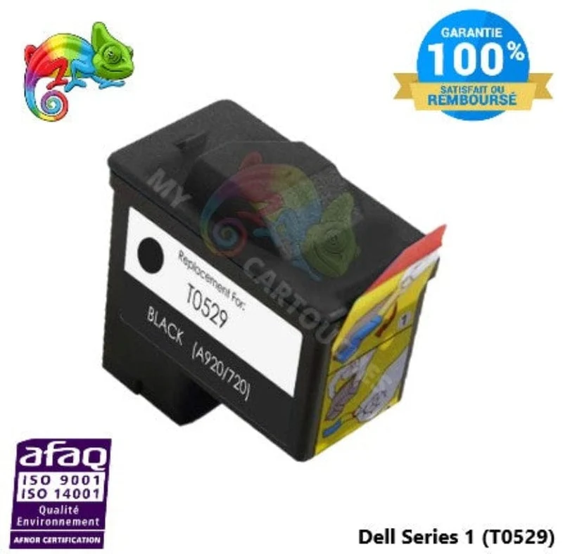 Cartouche Dell Séries 1 Noir T0529: Dell 720, Dell A 921