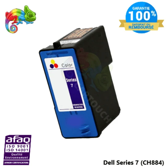 Cartouche Dell 7 Couleur CH884: Dell 966, Dell 968