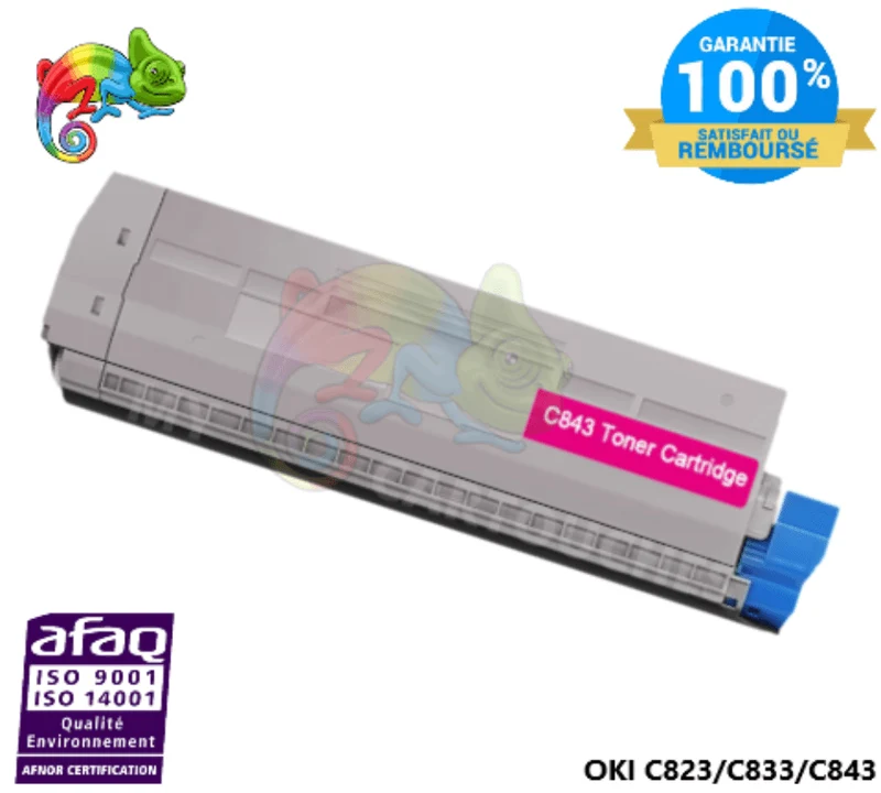 Toner OKI C823 46471102 Magenta: C823 DN, C833 DN, C843 DN
