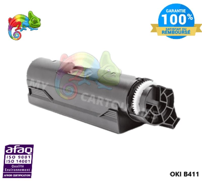 Toner OKI B411 44574702 Noir: OKI B411 D, B411 DN, B431 D