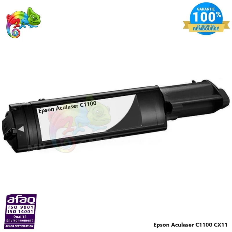 Toner Epson Aculaser C1100 Noir: Aculaser C 1100, CX 11 N