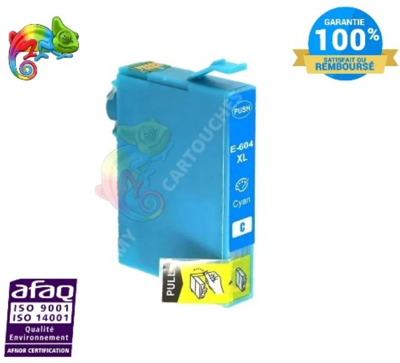 Cartouche Epson 604 XL Cyan: Expression Home XP-2200