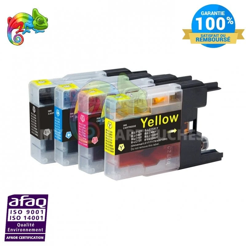 pack de 4 cartouches Brother LC-1240-LC1280