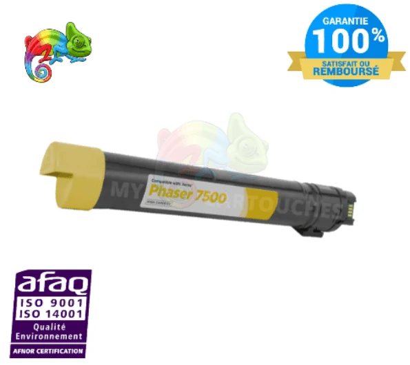 Toner Xerox Phaser 7500 Jaune: Phaser 7500 DN, 7500 N