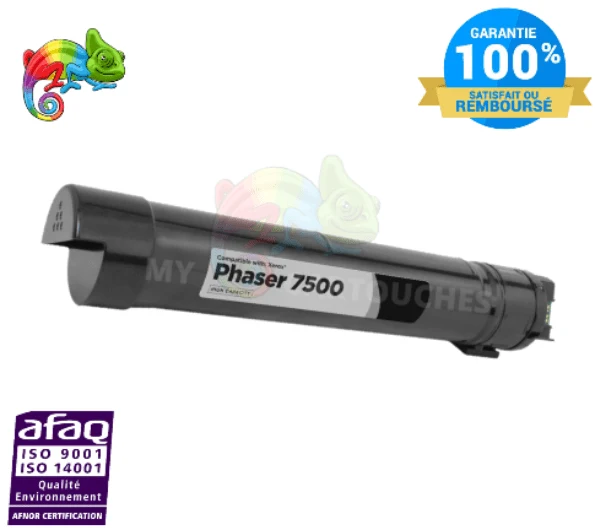 Toner Xerox Phaser 7500 Noir: Phaser 7500 DN, 7500 N