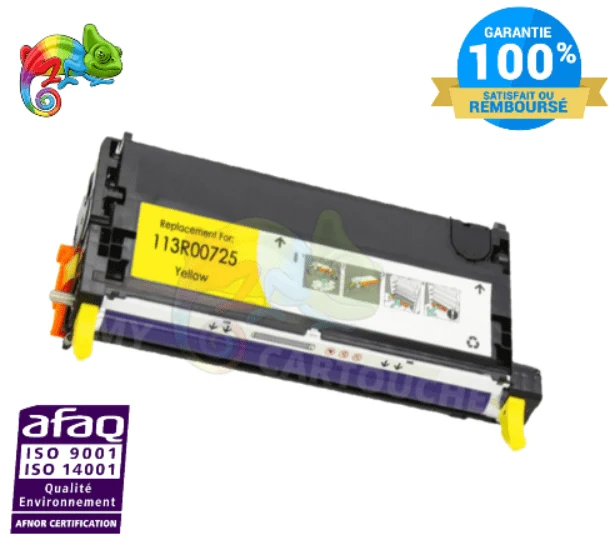 Toner Xerox Phaser 6180 Jaune 6180Y: Phaser 6180 DN, 6180 N