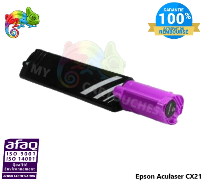 Toner Epson Aculaser CX21 Magenta C13S050317: Aculaser CX21 N, CX21 NF, CX21 NFC