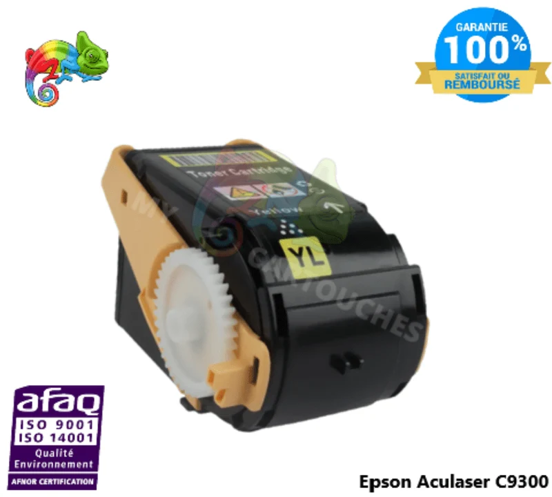 Toner Epson AcuLaser C9300 Jaune C13S050602: C 9300 DN, C 9300 DTN
