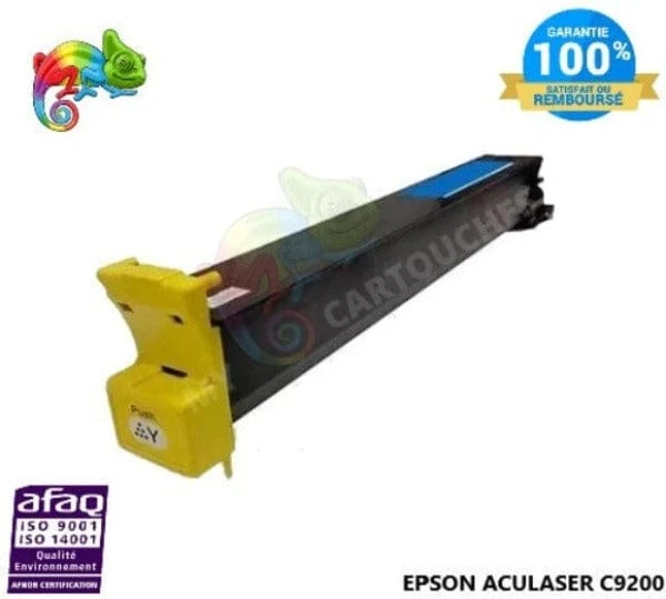 Toner Epson AcuLaser C9200 Jaune C13S050474: C 9200 DN, C 9200 DTN